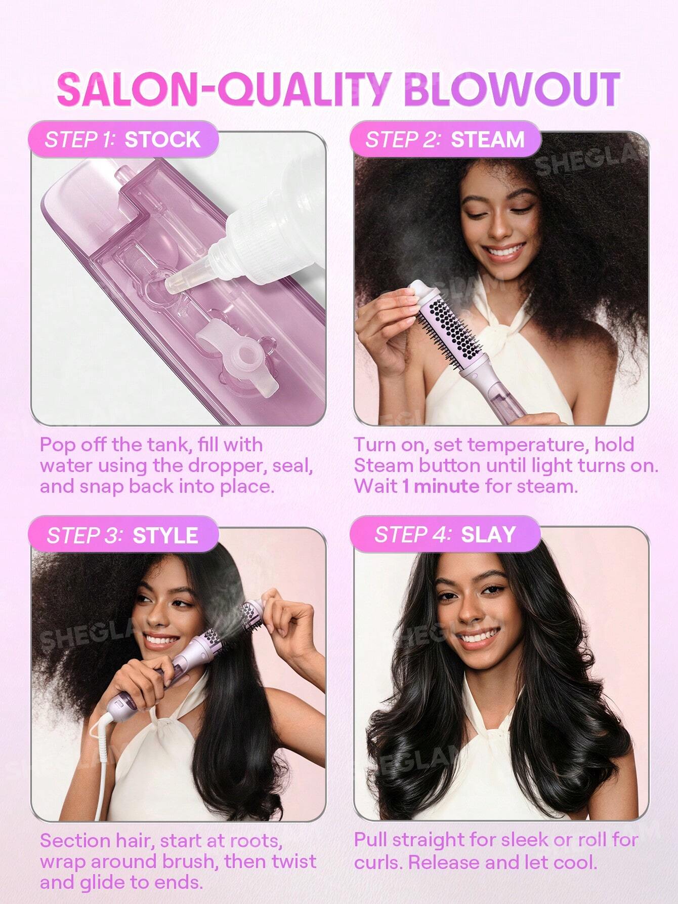 HOLLIS Steam Blowout Brush