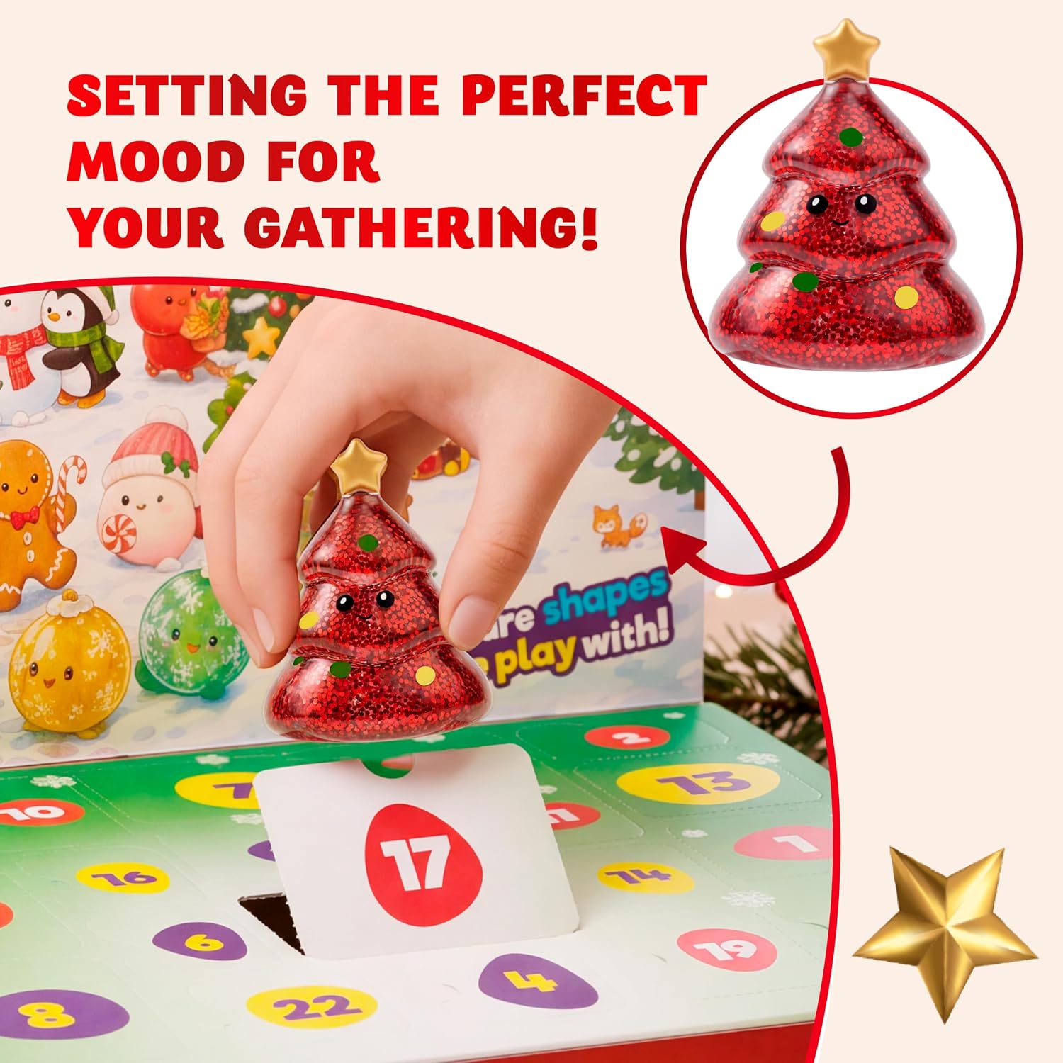 JOYIN Advent Calendar 2026 Christmas Stress Relief Toy 24PCS