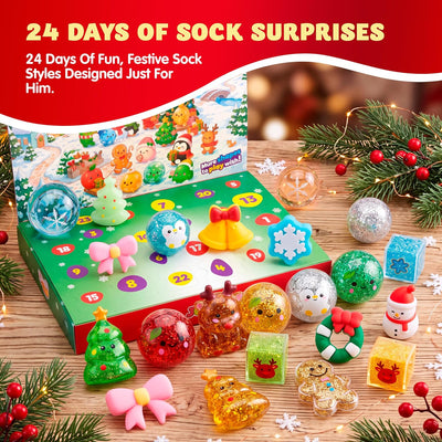 JOYIN Advent Calendar 2026 Christmas Stress Relief Toy 24PCS