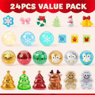 JOYIN Advent Calendar 2026 Christmas Stress Relief Toy 24PCS