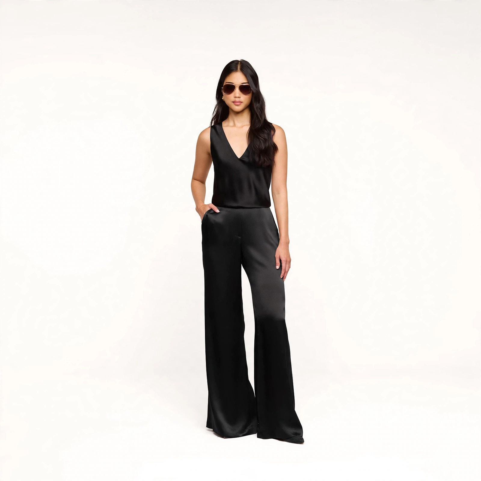 The April Satin Trouser