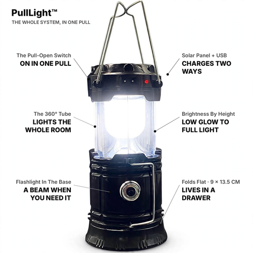PullLight™ Foldable Compact LED Lantern
