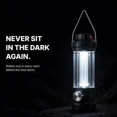 Never sit in the dark again — station one in every room before the next storm